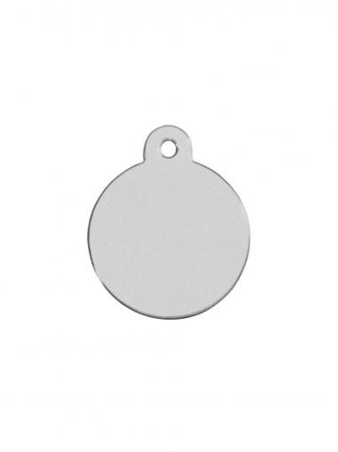 Psí známka Kruh velký pochromovaný 32 mm