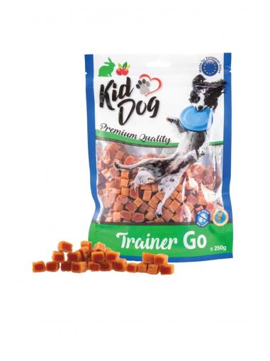 Kiddog TRAINER GO mini kostičky s králíkem a brusinkami 250 g