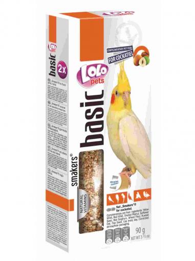 LOLOPets Smakers 2 klasy ořechové pro korely 90 g