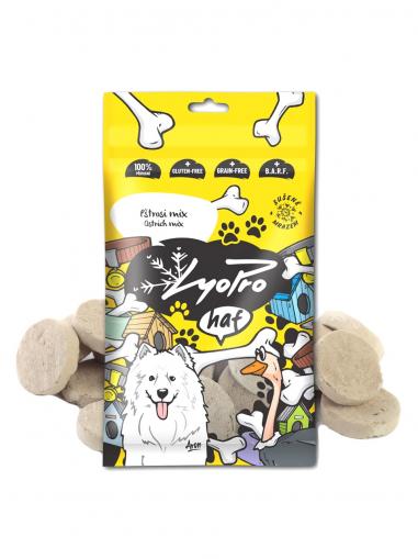 LyoPro Dog Mrazem sušené Pštrosí mix 50 g