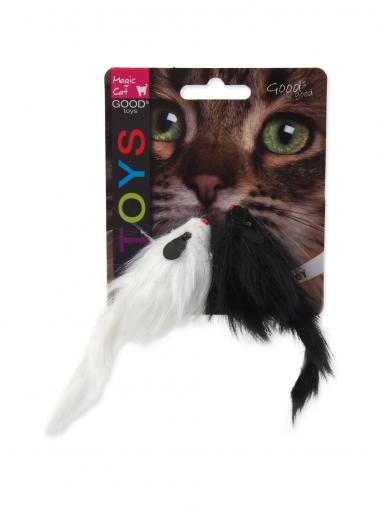 Magic Cat Hračka myš plyš chrastící 11 cm 2 ks