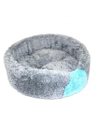 Marysa Pelíšek fleece DE LUXE šedá/šedá 65 cm