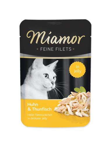 Miamor kapsička Feine Filets kuře+tuňák v želé 100 g