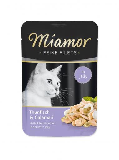 Miamor kapsička Feine Filets tuňák+kalamáry v želé 100 g