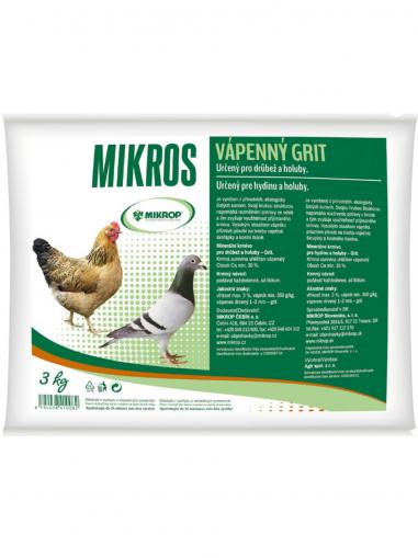 Mikrop Mikros VPC Vápenný grit 3 kg