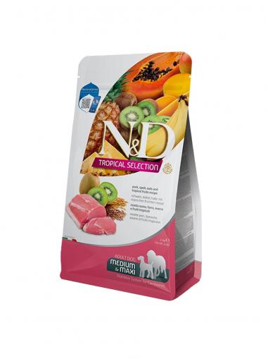 N&D Tropical Selection Dog Pork Adult Medium & Maxi 10 kg