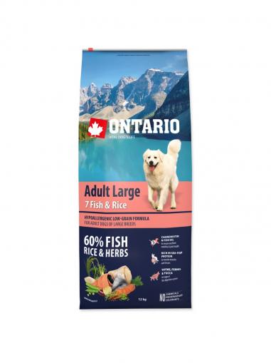Ontario Adult Large Fish & Rice 12 kg