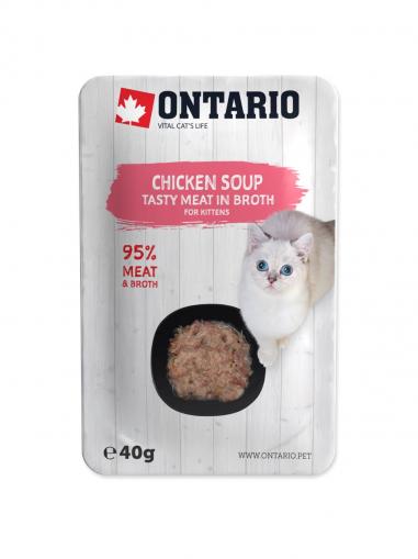 Ontario Kitten Soup Chicken, Carrot & Rice 40 g