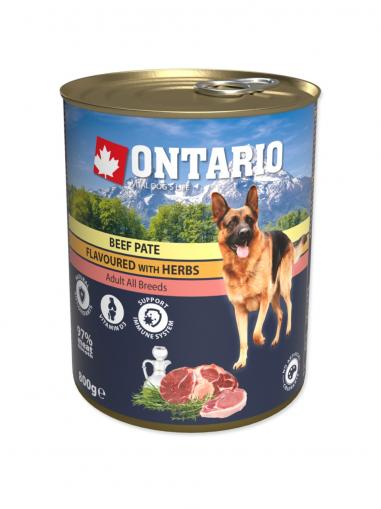 Ontario konzerva Beef Paté Flavoured with herbs 800 g