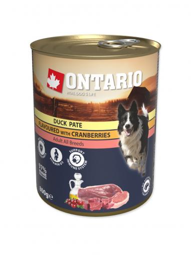 Ontario konzerva Duck Paté Flavoured with Cranberries 800 g