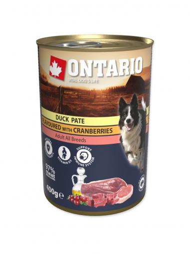 Ontario konzerva Duck Paté Flavoured with cranberries 400 g