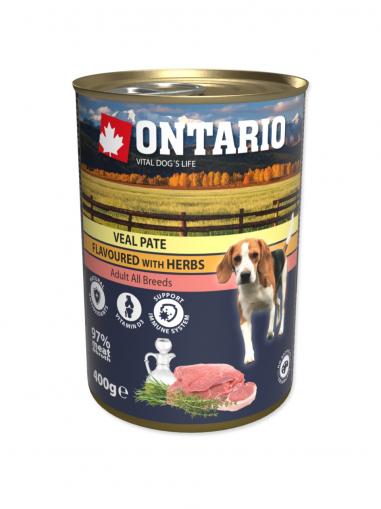Ontario konzerva Veal Paté Flavoured with herbs 400 g