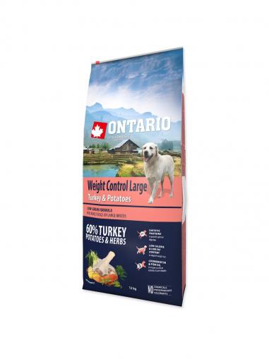 Ontario Large Weight Control Turkey & Potatoes 12 kg