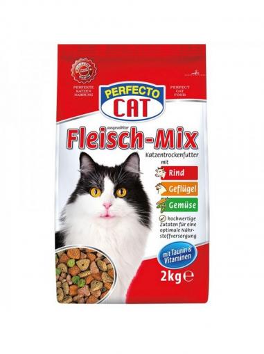 Perfecto Cat Granule masový mix hovězí+drůbež 2 kg