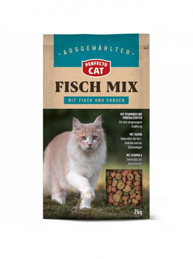Perfecto Cat Granule rybí mix ryba+špenát+zelenina 2 kg