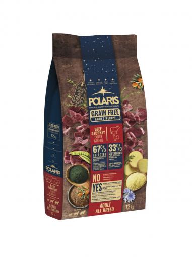 Polaris grain free Adult hovězí, krůta 12 kg