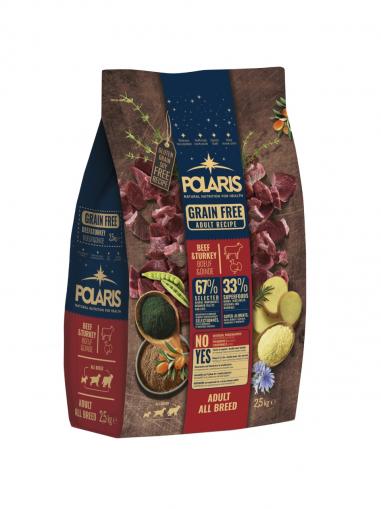 Polaris grain free Adult hovězí, krůta
