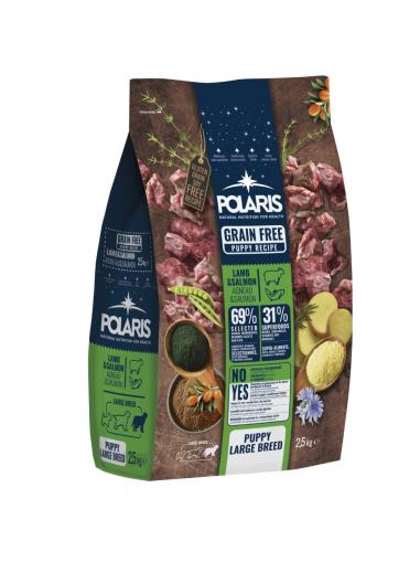 Polaris grain free Puppy large breed jehně, losos
