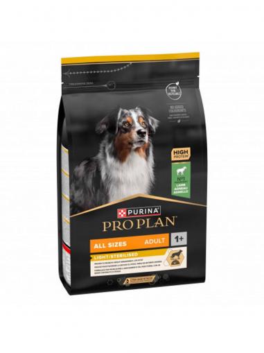Pro Plan Dog All Sizes Adult Light/Sterilized Lamb 3 kg