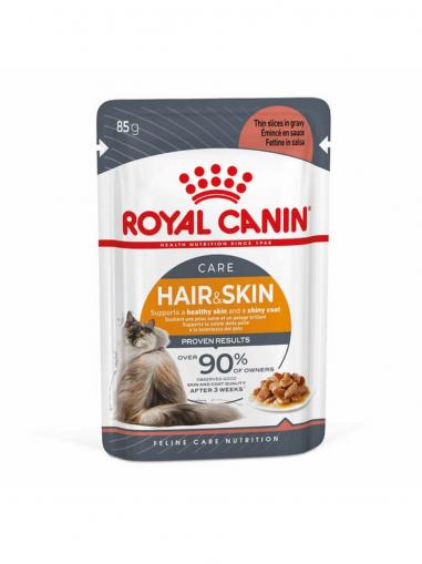Royal Canin kapsička Hair & Skin Care in Gravy 85 g