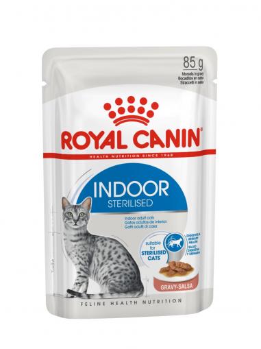 12 x Royal Canin kapsička Indoor Sterilised in gravy 85 g