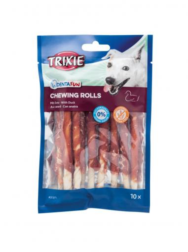 Trixie DENTAfun Tyčinka svázaná kachním masem 12 cm 10 ks 80 g