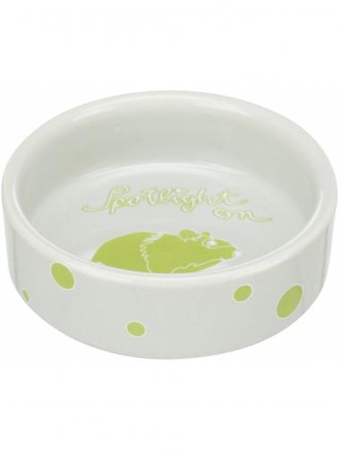Trixie Keramická miska SPOTLIGHT pro křečky 90 ml/8 cm