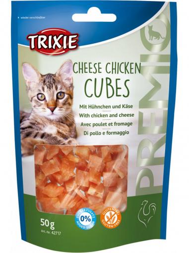 Trixie Premio Cheese Chicken Cubes kuřecí kostičky se sýrem 50 g