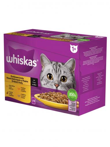 Whiskas kapsička Drůbeží hody ve šťávě 12x85 g