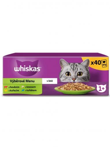 Whiskas kapsičky Výběrové Menu v želé 40x85 g