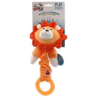 Let's Play Hračka Junior lev oranžová 30 cm