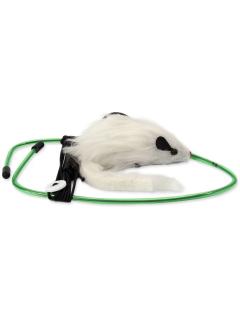 Magic Cat Hračka Myška závěsná na dveře plyš mix 9 cm