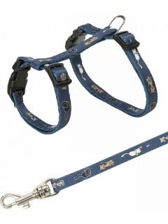 Trixie Nylonový postroj pro koťata s motivem 21-34 cm/8 mm
