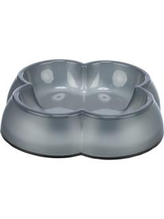 Trixie Plastová miska čtyřlístek s gumou 0,25 l/14 cm