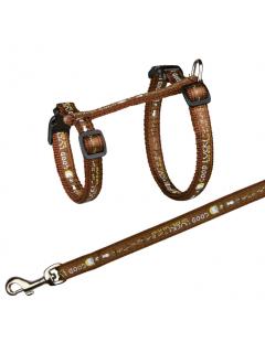 Trixie Postroj s vodítkem kočka GOOD LUCK XL 34-57 cm/13 mm 1,2 m