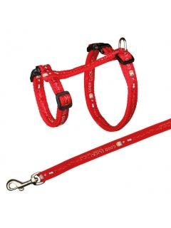 Trixie Postroj s vodítkem kočka GOOD LUCK XL 34-57 cm/13 mm 1,2 m