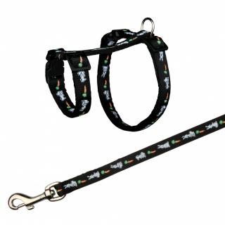 Trixie postroj s vodítkem pro králíky 25-44 cm/1,25 m