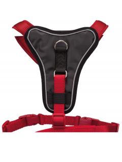 Trixie Postroj Y Premium L červená 75-95 cm/25 mm 